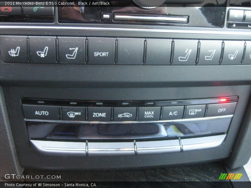 Black / Ash/Black 2011 Mercedes-Benz E 550 Cabriolet