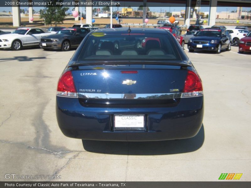 Imperial Blue Metallic / Ebony Black 2008 Chevrolet Impala LT