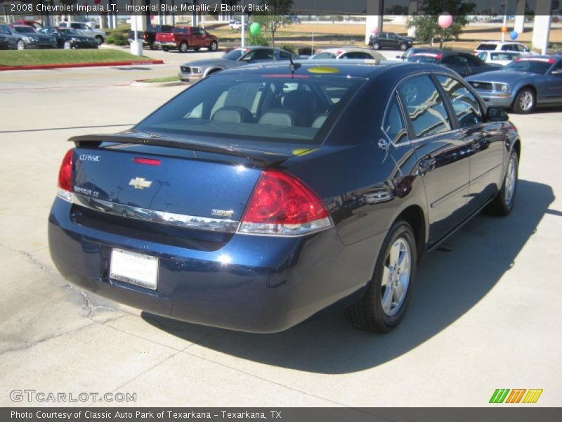 Imperial Blue Metallic / Ebony Black 2008 Chevrolet Impala LT