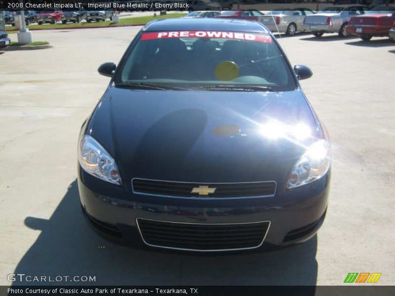 Imperial Blue Metallic / Ebony Black 2008 Chevrolet Impala LT