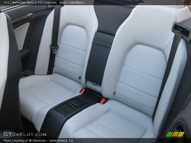 Black / Ash/Black 2011 Mercedes-Benz E 550 Cabriolet