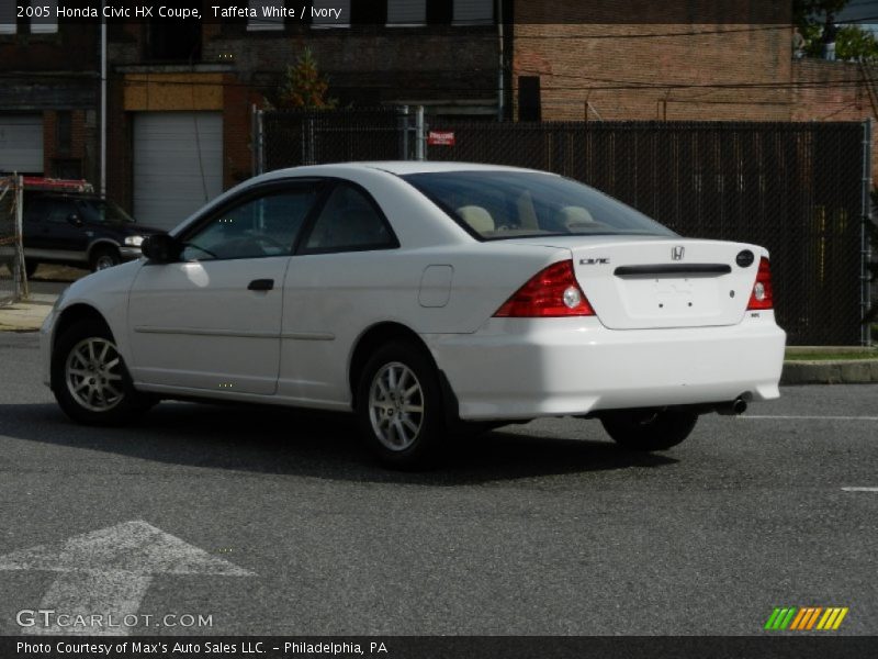 Taffeta White / Ivory 2005 Honda Civic HX Coupe