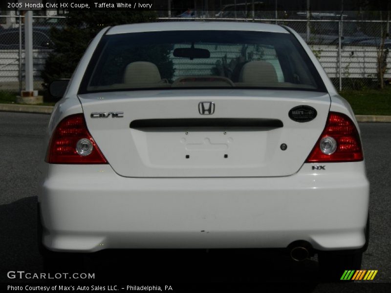 Taffeta White / Ivory 2005 Honda Civic HX Coupe