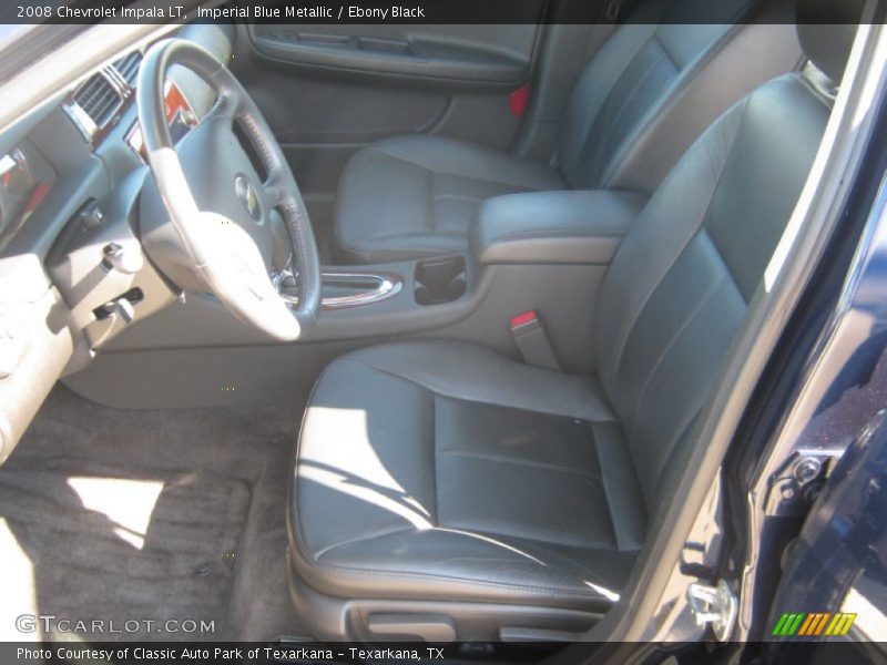 Imperial Blue Metallic / Ebony Black 2008 Chevrolet Impala LT