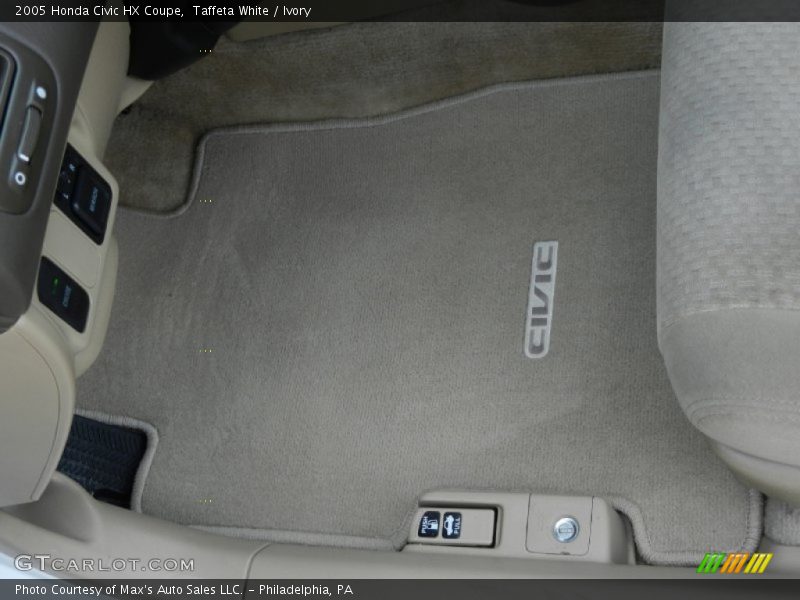Taffeta White / Ivory 2005 Honda Civic HX Coupe