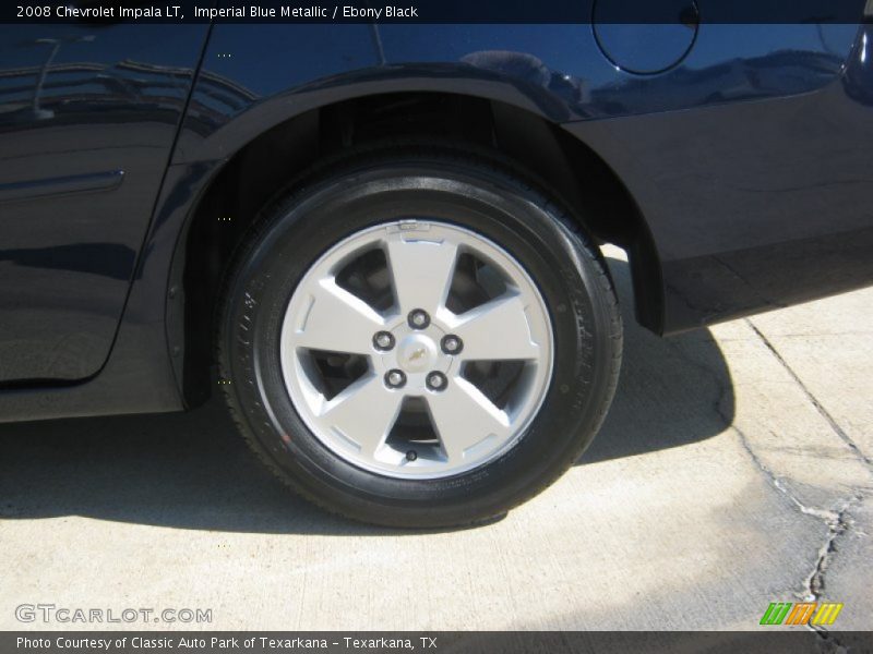 Imperial Blue Metallic / Ebony Black 2008 Chevrolet Impala LT