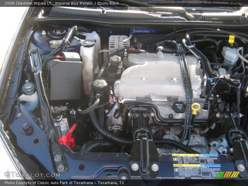 Imperial Blue Metallic / Ebony Black 2008 Chevrolet Impala LT