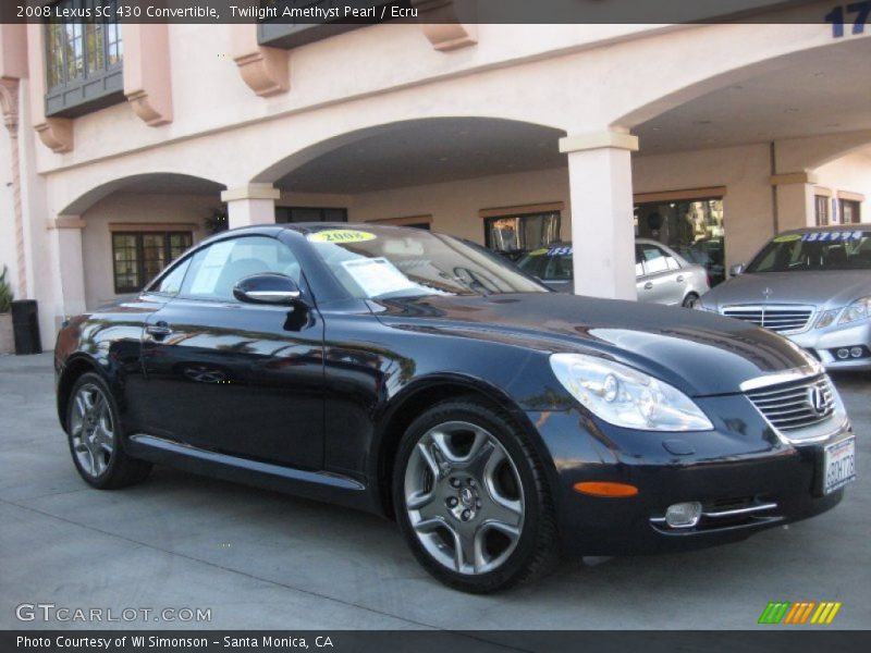 Twilight Amethyst Pearl / Ecru 2008 Lexus SC 430 Convertible