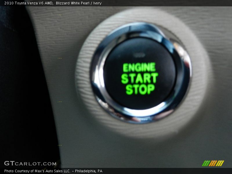 Blizzard White Pearl / Ivory 2010 Toyota Venza V6 AWD