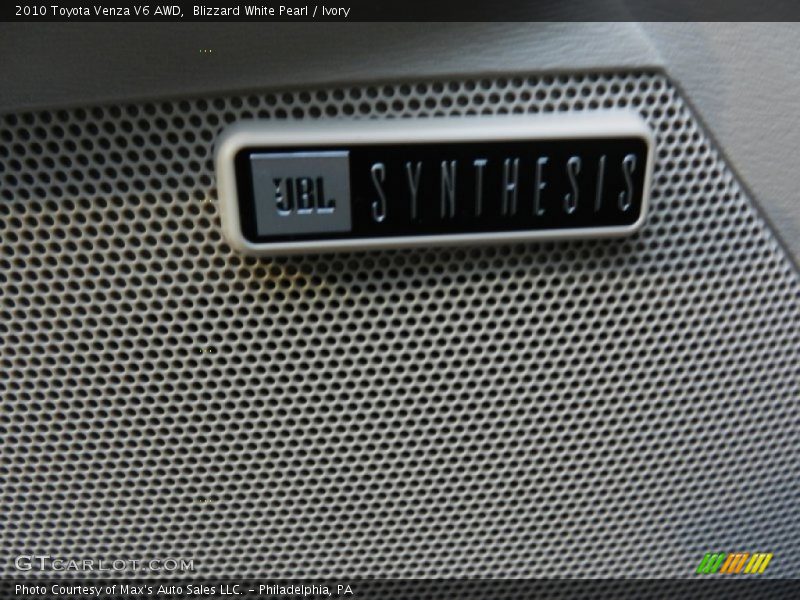 Blizzard White Pearl / Ivory 2010 Toyota Venza V6 AWD