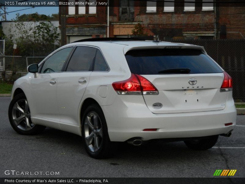 Blizzard White Pearl / Ivory 2010 Toyota Venza V6 AWD