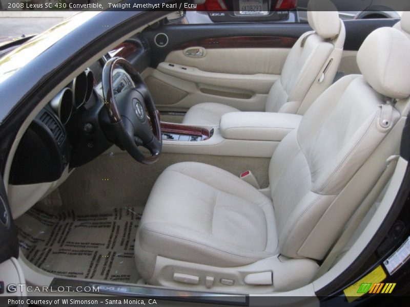  2008 SC 430 Convertible Ecru Interior