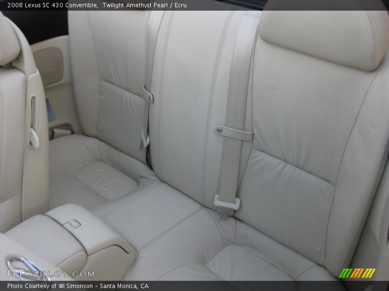  2008 SC 430 Convertible Ecru Interior