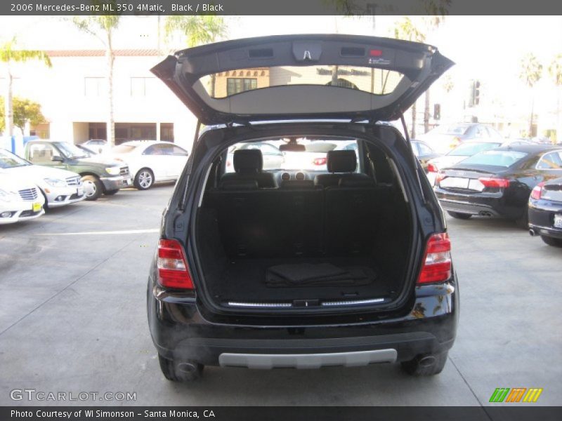 Black / Black 2006 Mercedes-Benz ML 350 4Matic