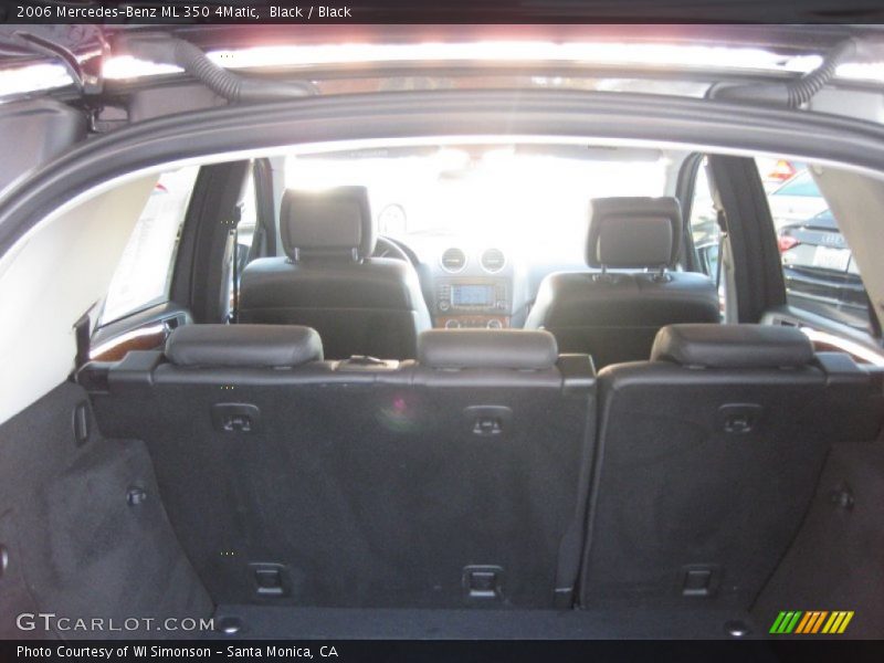 Black / Black 2006 Mercedes-Benz ML 350 4Matic