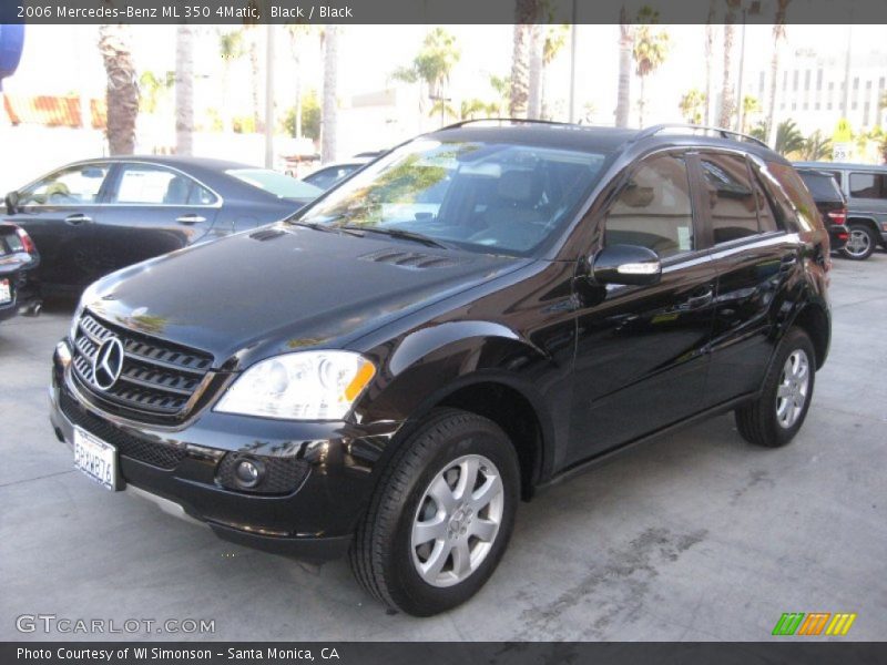 Black / Black 2006 Mercedes-Benz ML 350 4Matic