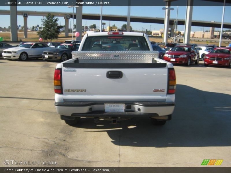 Summit White / Neutral 2006 GMC Sierra 1500 Extended Cab