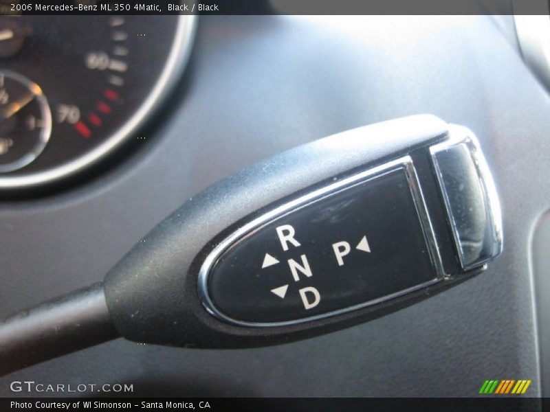 Black / Black 2006 Mercedes-Benz ML 350 4Matic