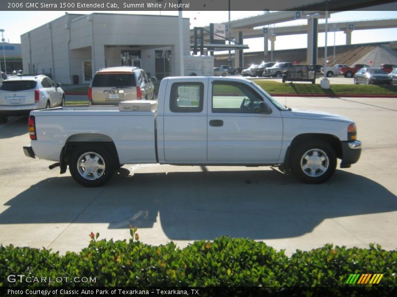 Summit White / Neutral 2006 GMC Sierra 1500 Extended Cab