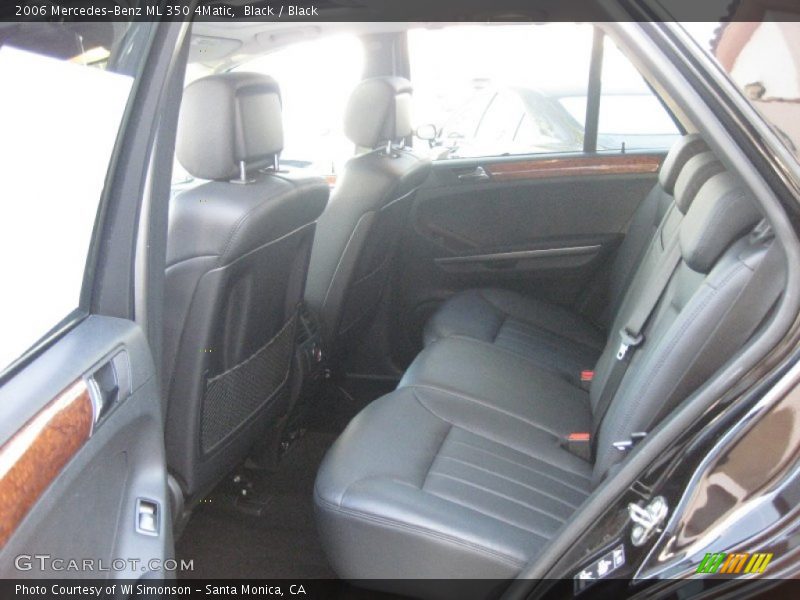 Black / Black 2006 Mercedes-Benz ML 350 4Matic