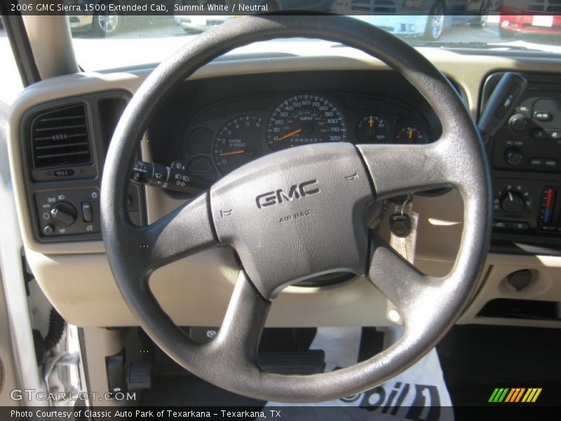  2006 Sierra 1500 Extended Cab Steering Wheel