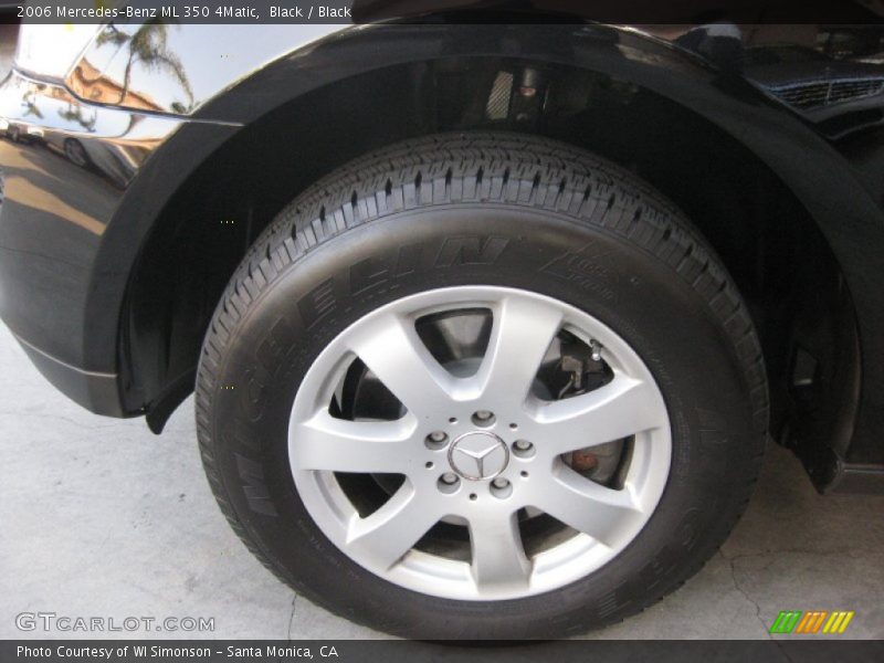 Black / Black 2006 Mercedes-Benz ML 350 4Matic