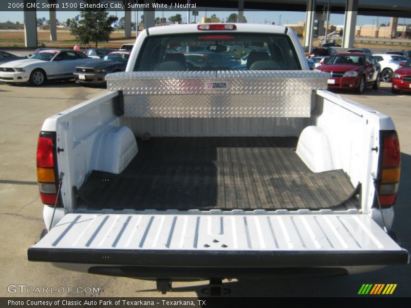Summit White / Neutral 2006 GMC Sierra 1500 Extended Cab