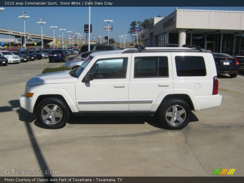 Stone White / Dark Slate Gray 2010 Jeep Commander Sport