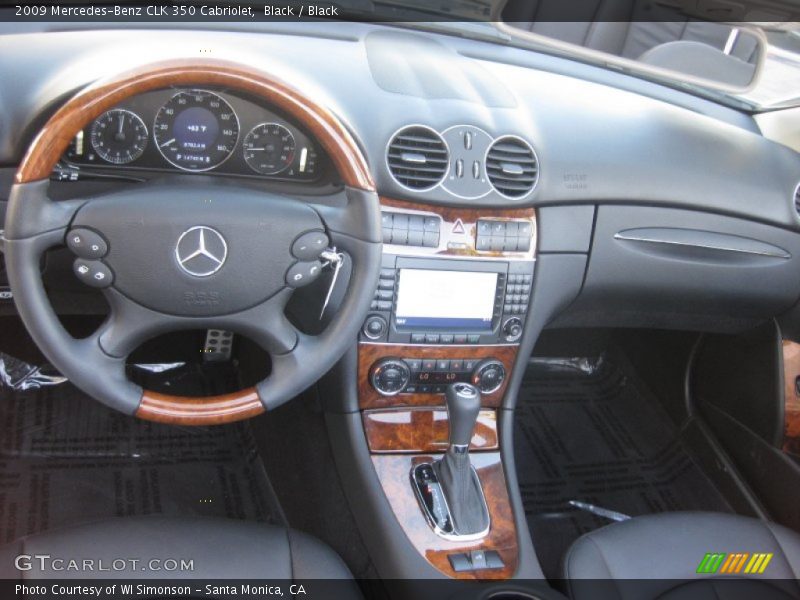 Black / Black 2009 Mercedes-Benz CLK 350 Cabriolet