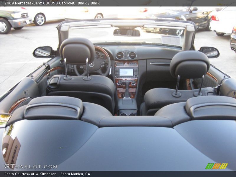 Black / Black 2009 Mercedes-Benz CLK 350 Cabriolet