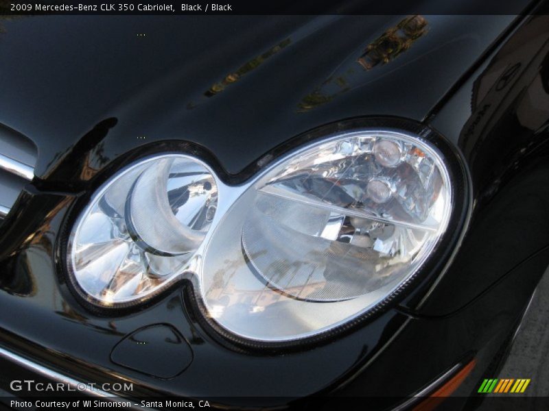 Black / Black 2009 Mercedes-Benz CLK 350 Cabriolet