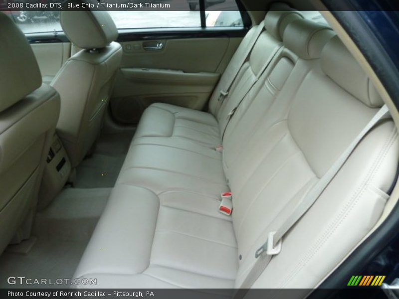 Blue Chip / Titanium/Dark Titanium 2008 Cadillac DTS