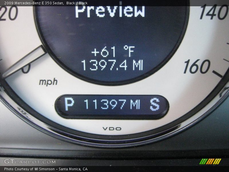 Black / Black 2009 Mercedes-Benz E 350 Sedan