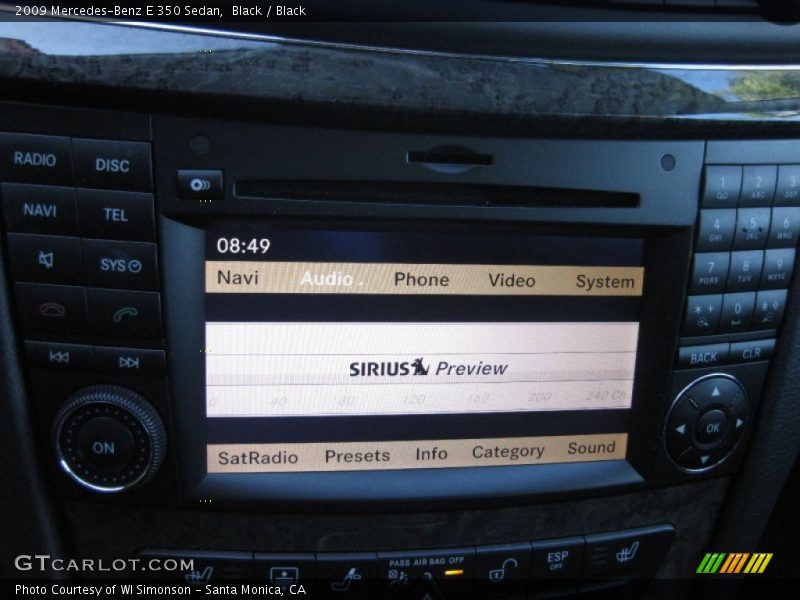 Black / Black 2009 Mercedes-Benz E 350 Sedan