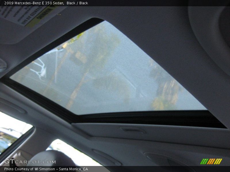 Black / Black 2009 Mercedes-Benz E 350 Sedan