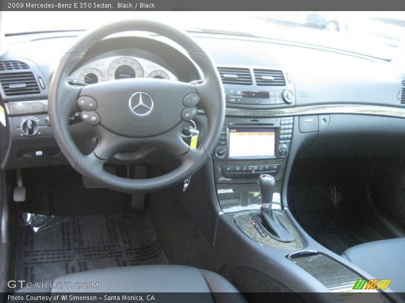 Black / Black 2009 Mercedes-Benz E 350 Sedan