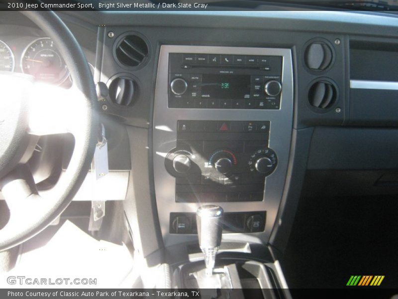 Bright Silver Metallic / Dark Slate Gray 2010 Jeep Commander Sport
