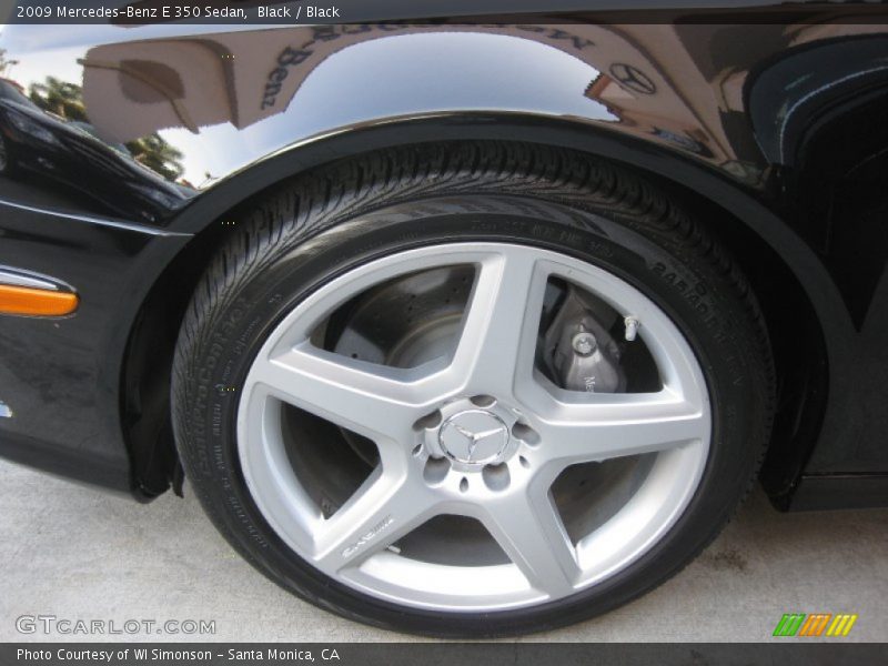 Black / Black 2009 Mercedes-Benz E 350 Sedan
