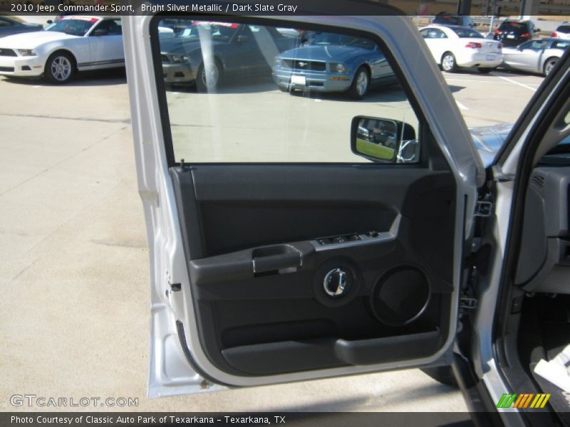 Bright Silver Metallic / Dark Slate Gray 2010 Jeep Commander Sport