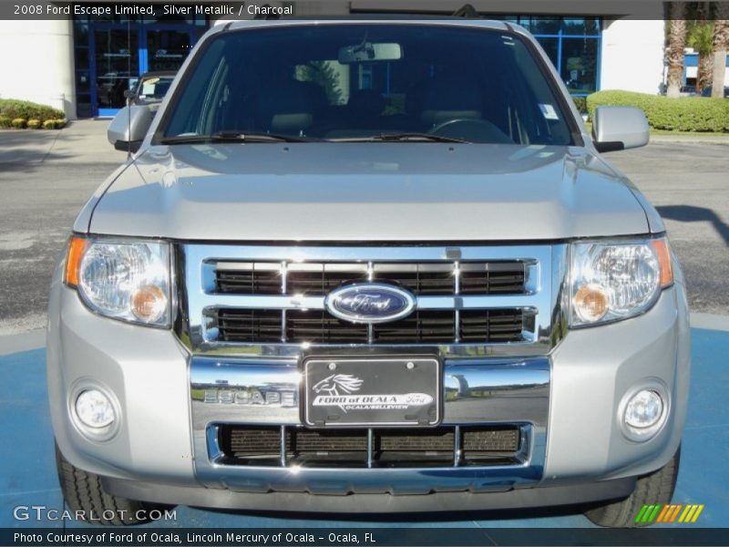 Silver Metallic / Charcoal 2008 Ford Escape Limited