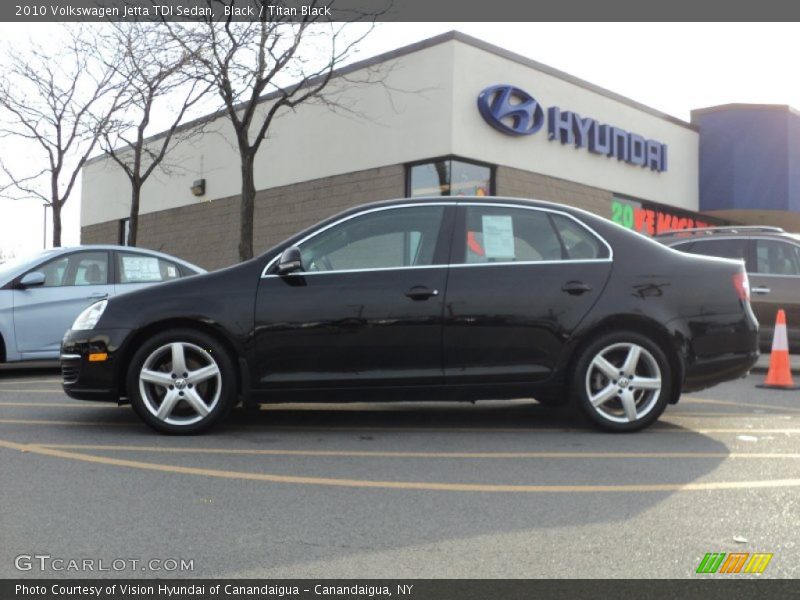 Black / Titan Black 2010 Volkswagen Jetta TDI Sedan