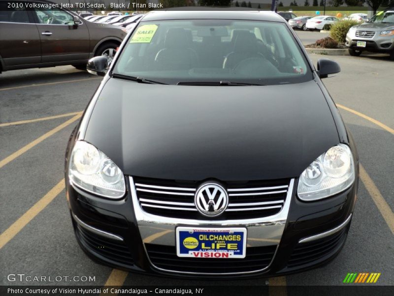 Black / Titan Black 2010 Volkswagen Jetta TDI Sedan