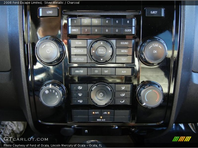 Silver Metallic / Charcoal 2008 Ford Escape Limited