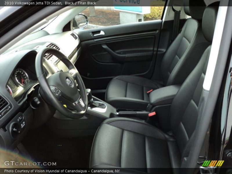 Black / Titan Black 2010 Volkswagen Jetta TDI Sedan