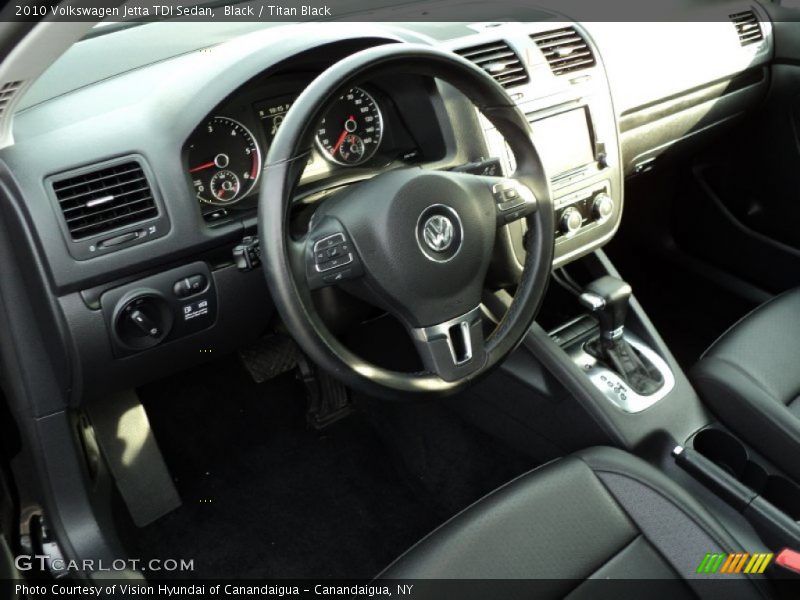 Black / Titan Black 2010 Volkswagen Jetta TDI Sedan