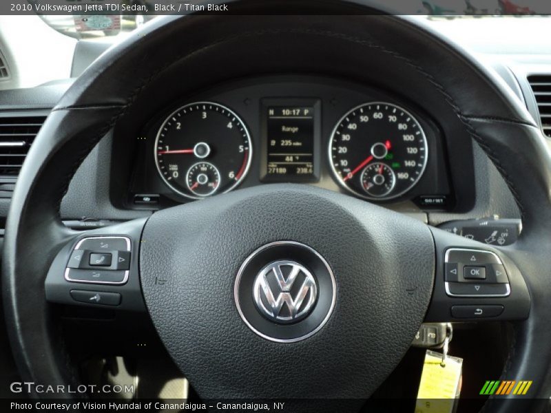 Black / Titan Black 2010 Volkswagen Jetta TDI Sedan