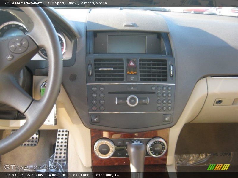 Black / Almond/Mocha 2009 Mercedes-Benz C 350 Sport