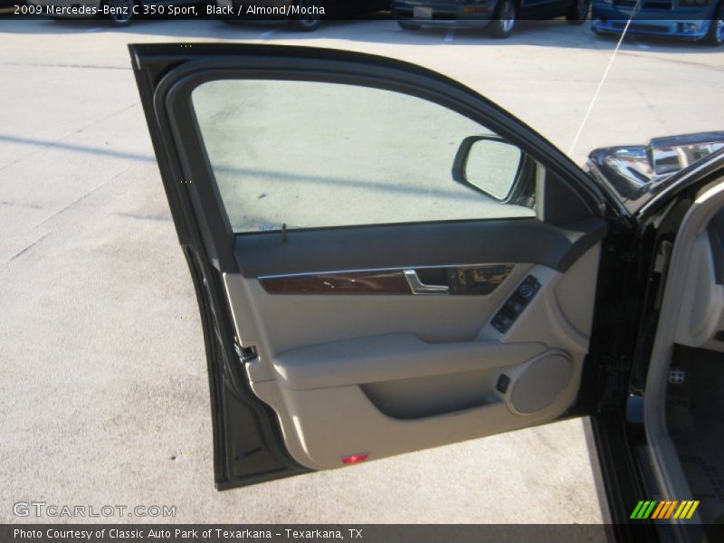 Black / Almond/Mocha 2009 Mercedes-Benz C 350 Sport