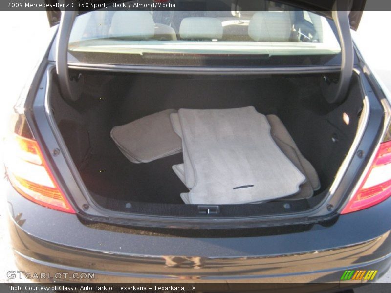 Black / Almond/Mocha 2009 Mercedes-Benz C 350 Sport