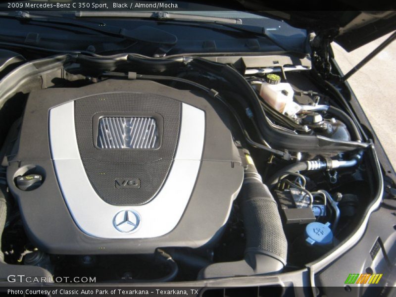 Black / Almond/Mocha 2009 Mercedes-Benz C 350 Sport